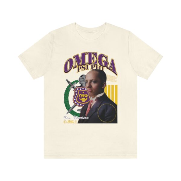 Omega Psi Phi Mr. Carter - Unisex Jersey Short Sleeve Tee - Image 2
