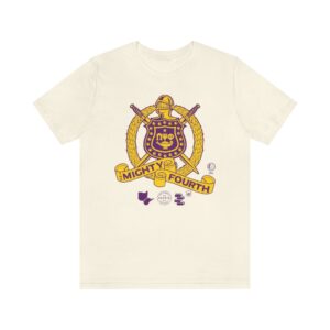 Omega Psi Phi Fourth D Badge  - Unisex Jersey Short Sleeve Tee