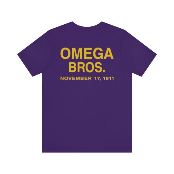 Hermanos de la Omega Psi Phi - Unisex Jersey Short Sleeve Tee - Image 4