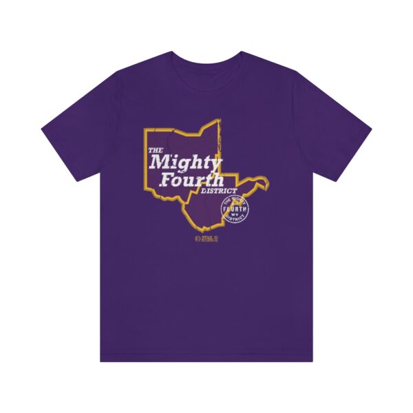 Omega Psi Phi Vintage Mighty Fourth - Unisex Jersey Short Sleeve Tee - Image 2
