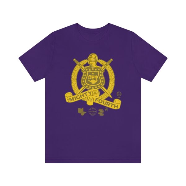 Omega Psi Phi Fourth D Badge  - Unisex Jersey Short Sleeve Tee - Image 10