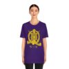 Omega Psi Phi Fourth D Badge  - Unisex Jersey Short Sleeve Tee - Image 11