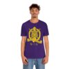 Omega Psi Phi Fourth D Badge  - Unisex Jersey Short Sleeve Tee - Image 12