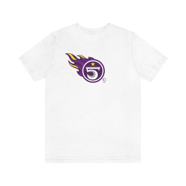5th D Football - Unisex Jersey Short Sleeve Tee - Image 2