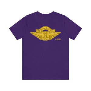 Fly Brothers of Omega Psi Phi - Unisex Jersey Short Sleeve Tee