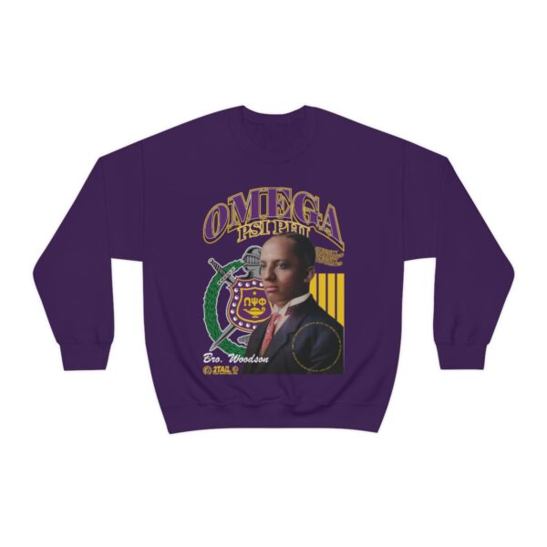 Omega Psi Phi Mr. Carter - Unisex Heavy Blend™ Crewneck Sweatshirt - Image 5