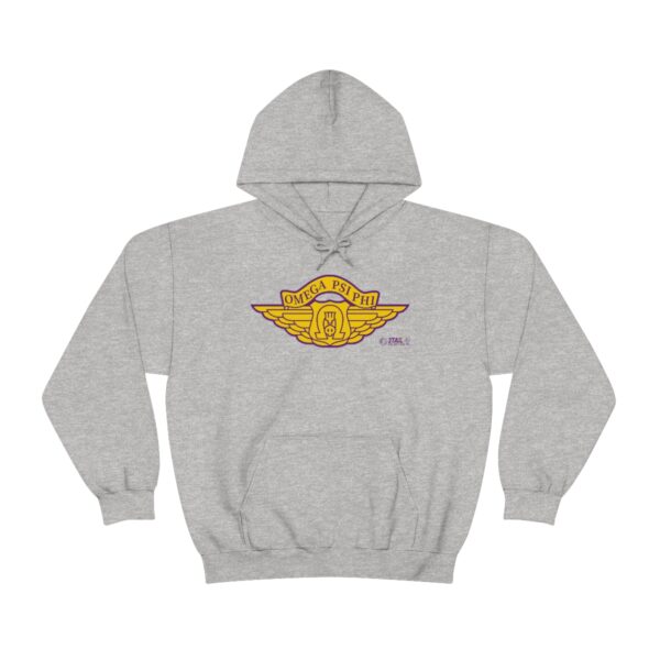 Fly Brothers of Omega Psi Phi - Unisex Heavy Blend™ Hooded Sweatshirt - Image 4