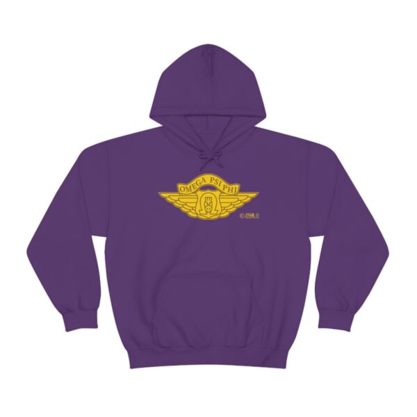 Fly Brothers of Omega Psi Phi - Unisex Heavy Blend™ Hooded Sweatshirt