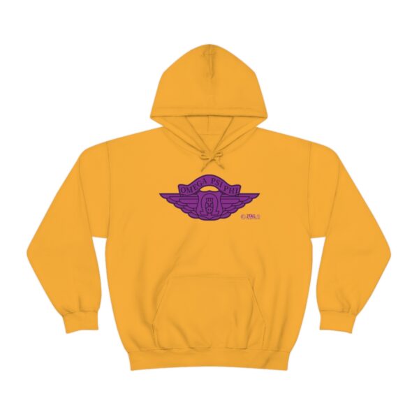 Fly Brothers of Omega Psi Phi - Unisex Heavy Blend™ Hooded Sweatshirt - Image 5