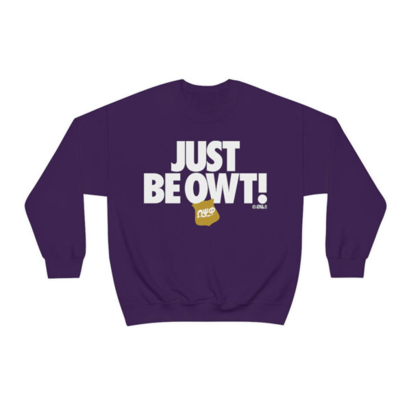 Just Be Owt Omega Psi Phi - Unisex Heavy Blend™ Crewneck Sweatshirt