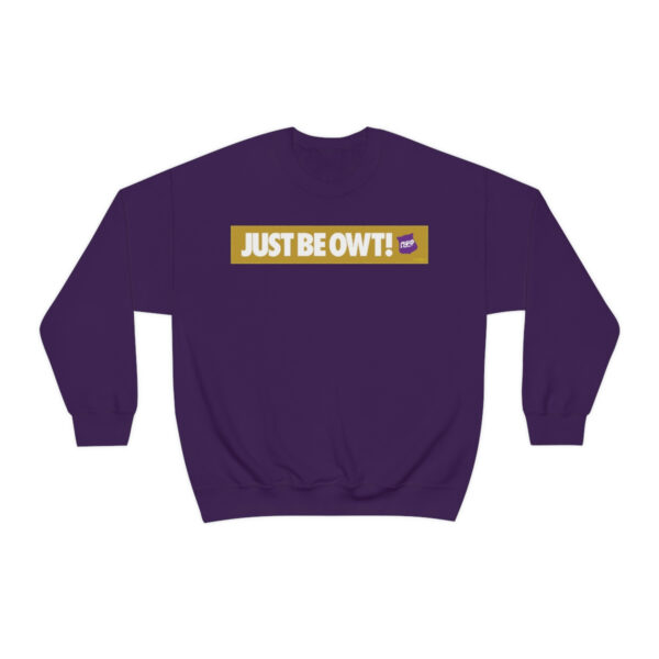 Just Be Owt Bar Omega Psi Phi - Unisex Heavy Blend™ Crewneck Sweatshirt - Image 6