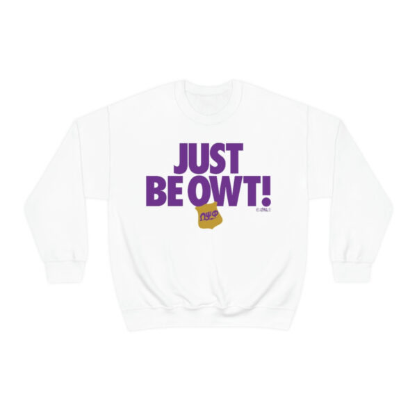 Just Be Owt Omega Psi Phi - Unisex Heavy Blend™ Crewneck Sweatshirt - Image 2