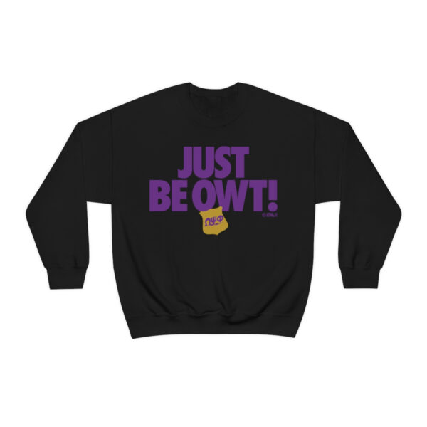 Just Be Owt Omega Psi Phi - Unisex Heavy Blend™ Crewneck Sweatshirt - Image 4