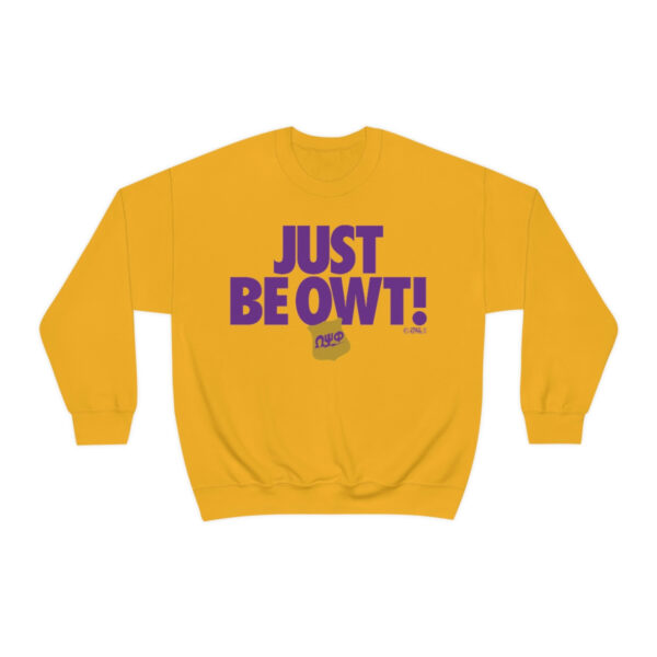 Just Be Owt Omega Psi Phi - Unisex Heavy Blend™ Crewneck Sweatshirt - Image 6