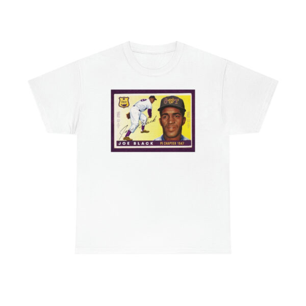 Omega Psi Phi Owtfielders Joe Black - Unisex Heavy Cotton Tee - Image 2