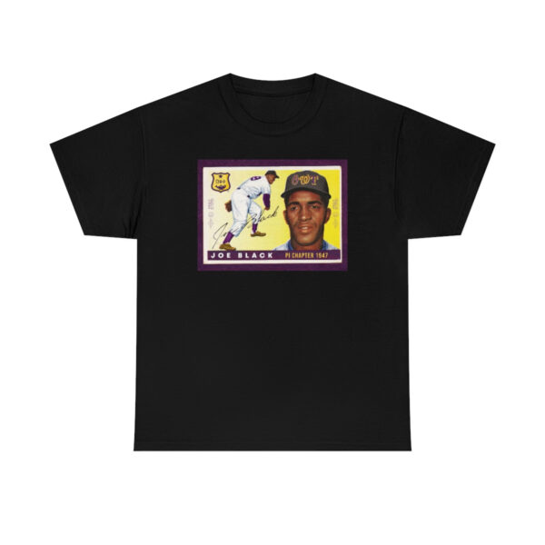 Omega Psi Phi Owtfielders Joe Black - Unisex Heavy Cotton Tee - Image 4