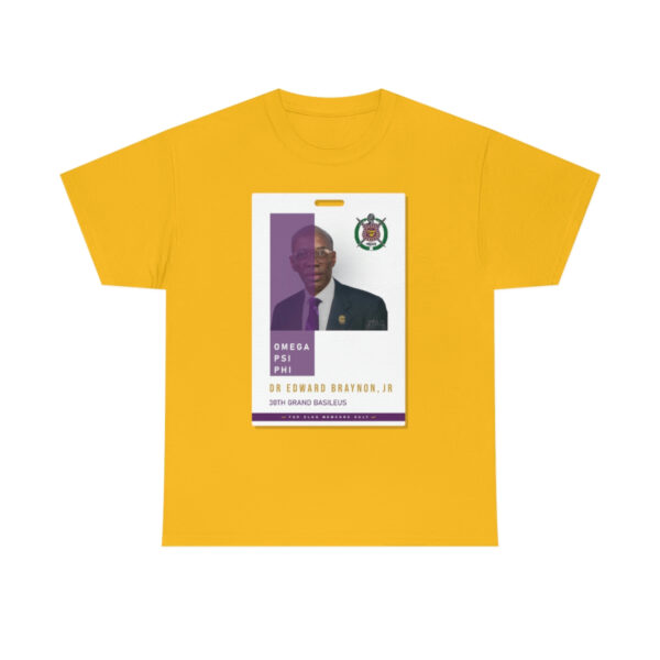 Omega Psi Phi Photo ID - Unisex Heavy Cotton Tee - Image 2