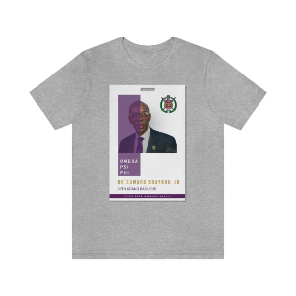Membership ID 7th District of Omega Psi Phi - Unisex Jersey Short Sleeve Tee - Image 3