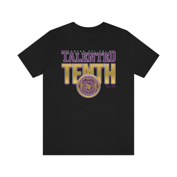 Talented 10th District of Omega Psi Phi - Unisex Jersey Short Sleeve Tee - Image 2