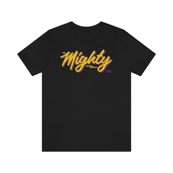 Retro Mighty 7th District Omega Psi Phi - Unisex Jersey Short Sleeve Tee - Image 3