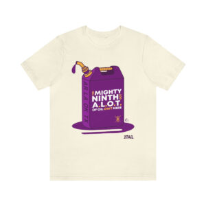 Omega Psi Phi Mighty 9th Oil - Unisex Jersey Short Sleeve Tee