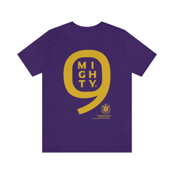 The Mighty 9th District of Omega Psi Phi - Unisex Jersey Short Sleeve Tee - Image 2