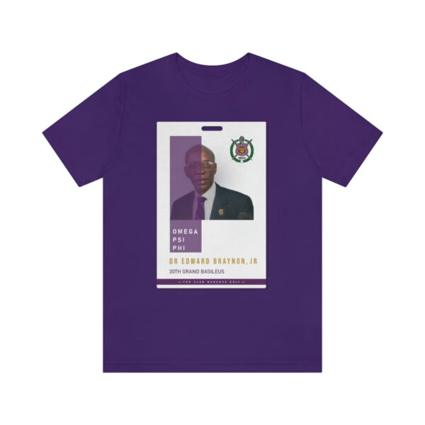 Membership ID 7th District of Omega Psi Phi - Unisex Jersey Short Sleeve Tee - Image 4