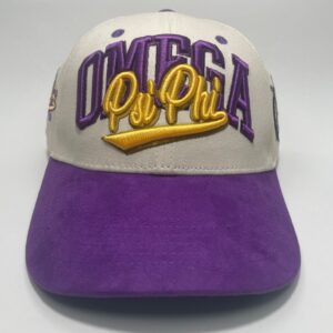 Omega Psi Phi Q1 - Low Profile Adjustable Strap Baseball Cap