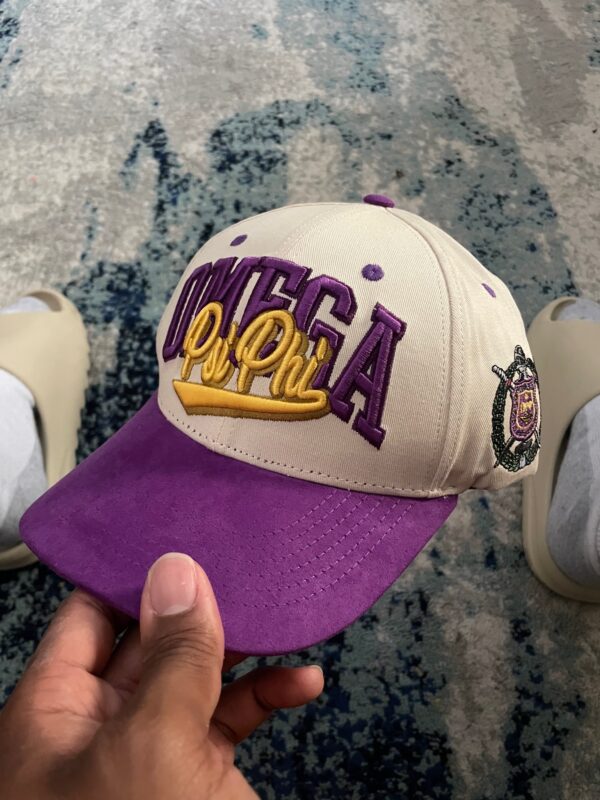 Omega Psi Phi Q1 - Low Profile Adjustable Strap Baseball Cap - Image 2