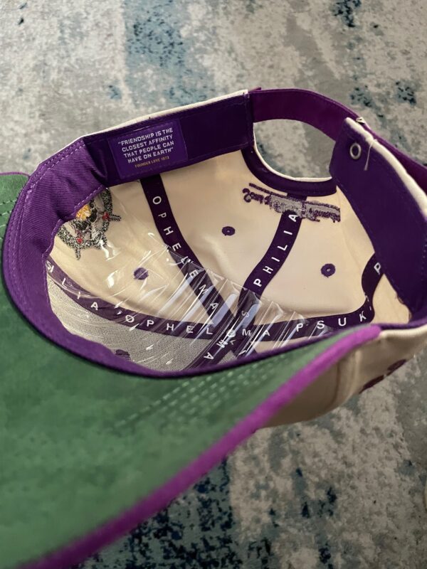 Omega Psi Phi Q1 - Low Profile Adjustable Strap Baseball Cap - Image 3