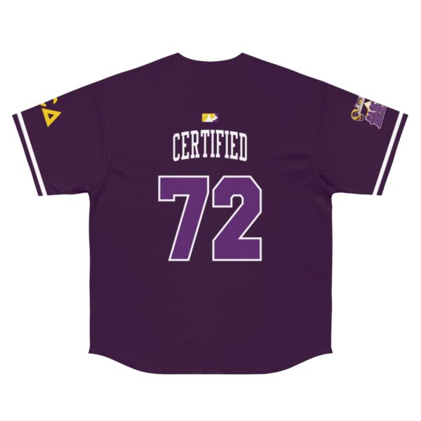 *CUSTOM* Brave Bruhz of Omega Psi Phi - Men's Baseball Jersey - Image 2