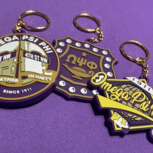 Omega Psi Phi Key Tag