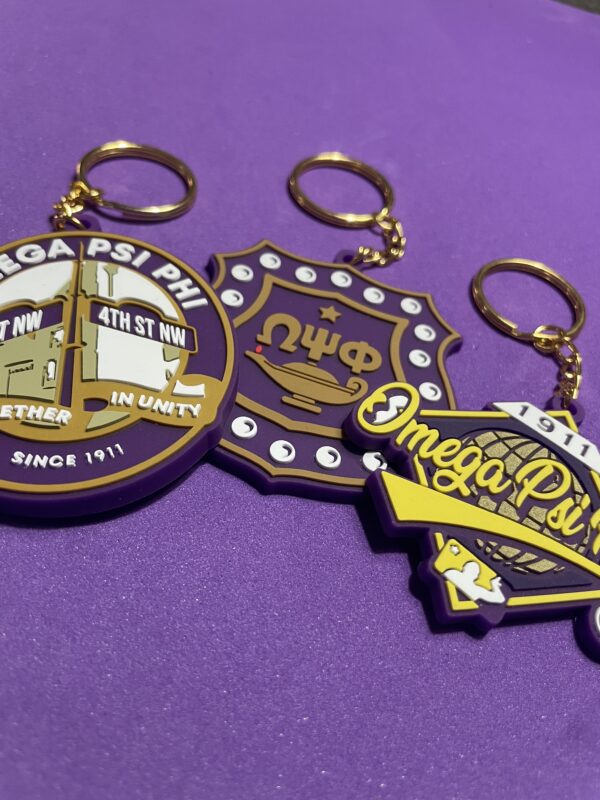 Omega Psi Phi Key Tag