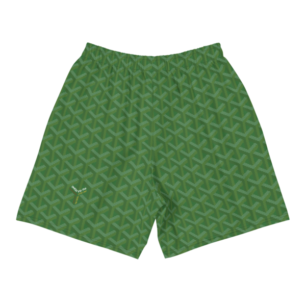Bruhz Yard Green Alt - Men's Recycled Athletic Shorts - Image 2
