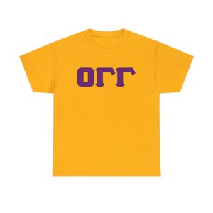 *CUSTOM* Chapter Letters - Unisex Heavy Cotton Tee