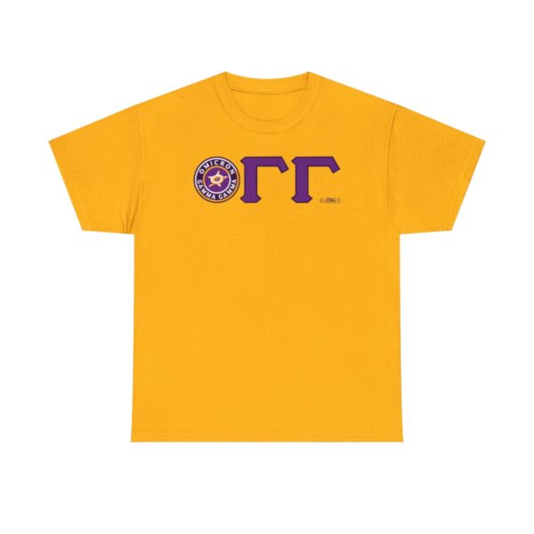 OGG Badge & Letters - Unisex Heavy Cotton Tee - Image 2