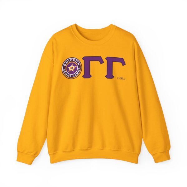 OGG Badge & Letters - Unisex Heavy Blend™ Crewneck Sweatshirt - Image 2