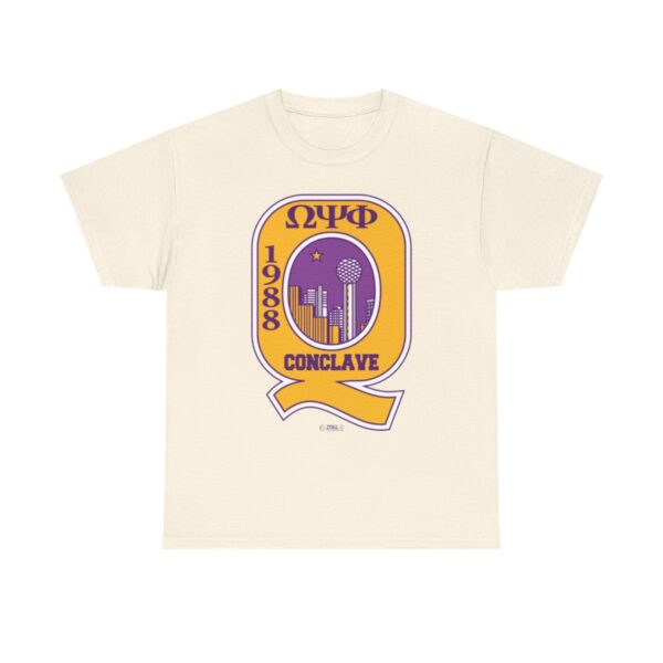 1988 Clave Omega Psi Phi - Unisex Heavy Cotton Tee - Image 4