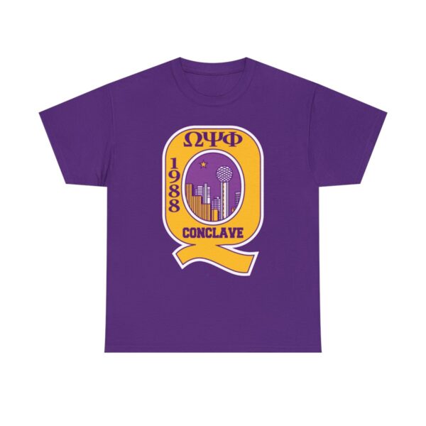 1988 Clave Omega Psi Phi - Unisex Heavy Cotton Tee - Image 5
