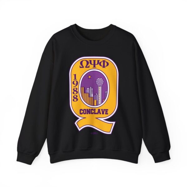 1988 Clave Omega Psi Phi - Unisex Heavy Blend™ Crewneck Sweatshirt - Image 3