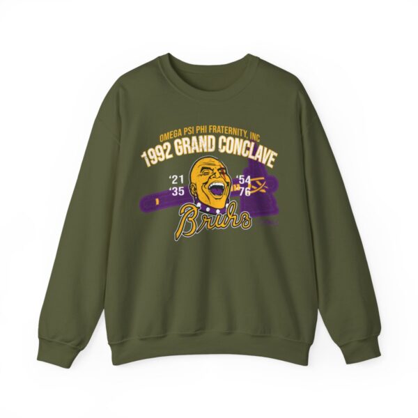 1992 ATL Clave Omega Psi Phi - Unisex Heavy Blend™ Crewneck Sweatshirt - Image 4