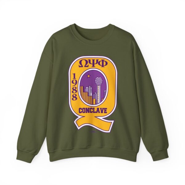 1988 Clave Omega Psi Phi - Unisex Heavy Blend™ Crewneck Sweatshirt - Image 4