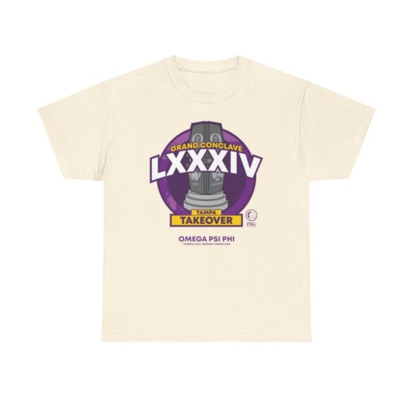 Tampa Clave Emblem LXXXIV Omega Psi Phi - Unisex Heavy Cotton Tee