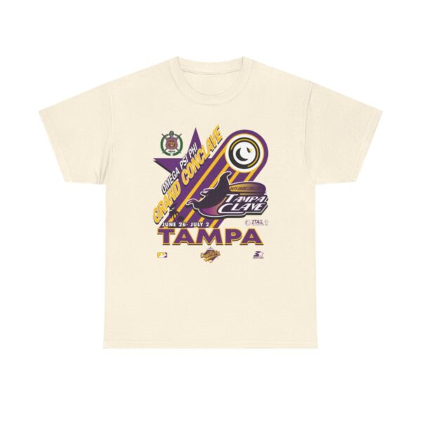 Full Tampa Clave QLB Omega Psi Phi - Unisex Heavy Cotton Tee - Image 6