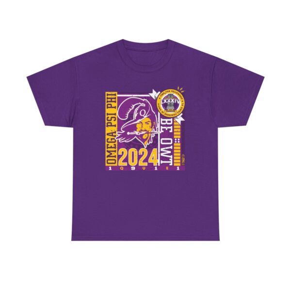 Vintage Buqs Full Clave Omega Psi Phi - Unisex Heavy Cotton Tee