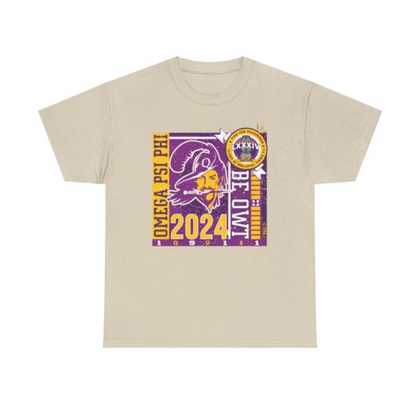 Vintage Buqs Full Clave Omega Psi Phi - Unisex Heavy Cotton Tee - Image 5