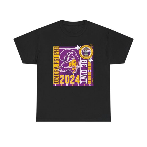 Vintage Buqs Full Clave Omega Psi Phi - Unisex Heavy Cotton Tee - Image 4
