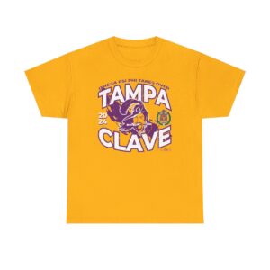 Distressed Tampa Clave for Omega Psi Phi - Unisex Heavy Cotton Tee