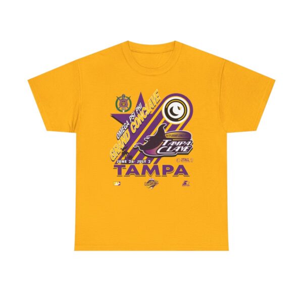 Full Tampa Clave QLB Omega Psi Phi - Unisex Heavy Cotton Tee - Image 5