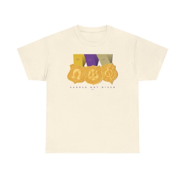Earned Not Given Omega Psi Phi Gold Medalist -  Unisex Heavy Cotton Tee - Image 5